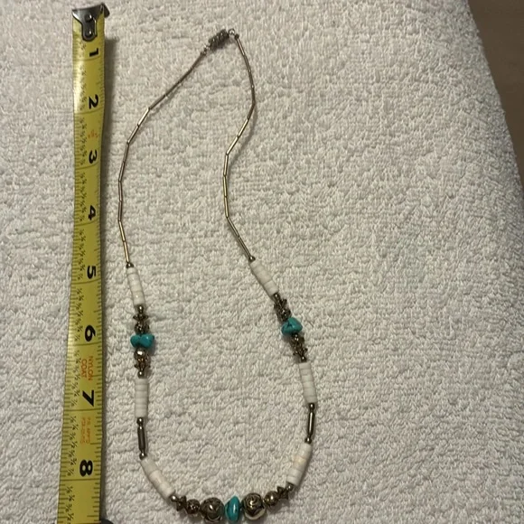 4 pieces - Turquoise & sterling Silver - Picture 7 of 8